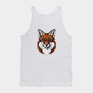 The Bookish Bandit: Foxy with Specs! Tank Top